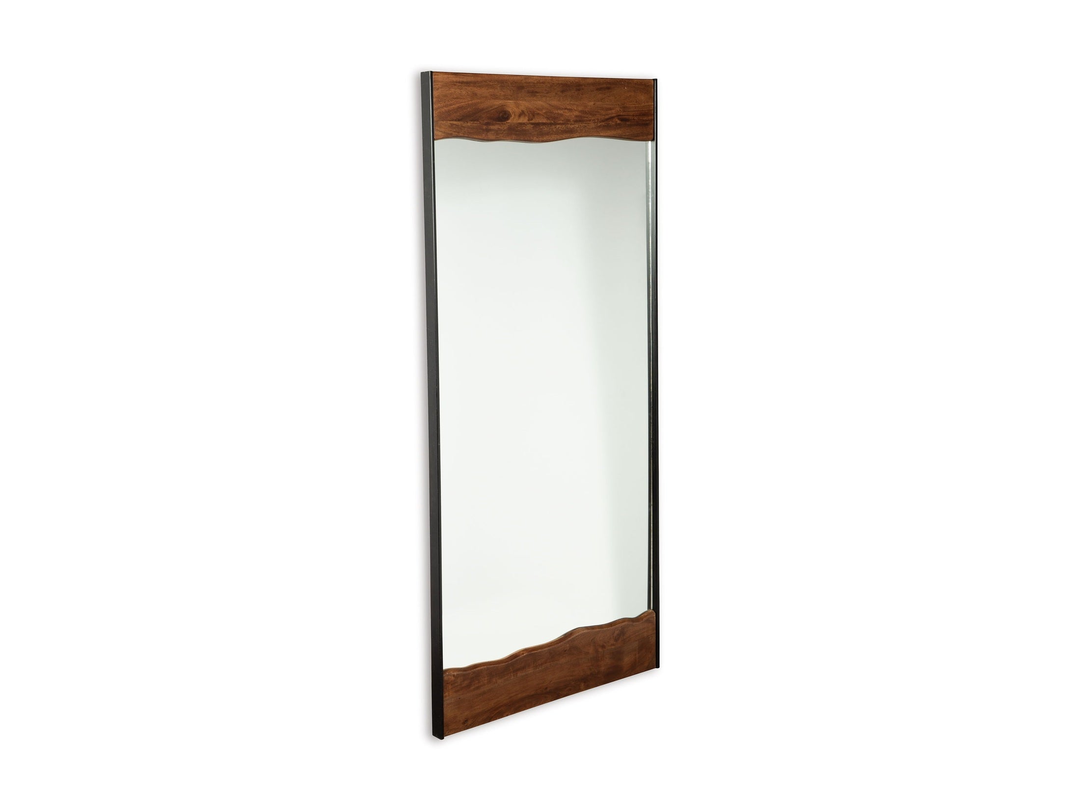 Panchali - Floor Mirror - Brown / Black