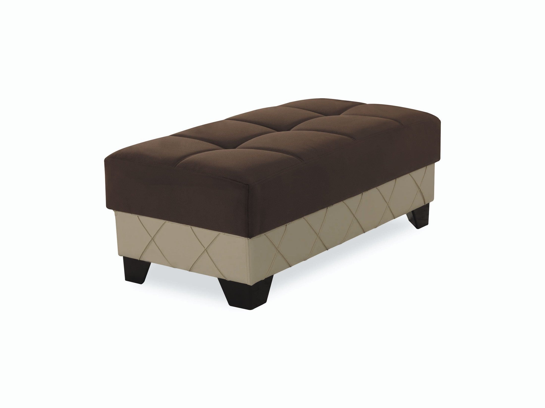 Ottomanson Molina - Upholstered Convertible Ottoman With Storage