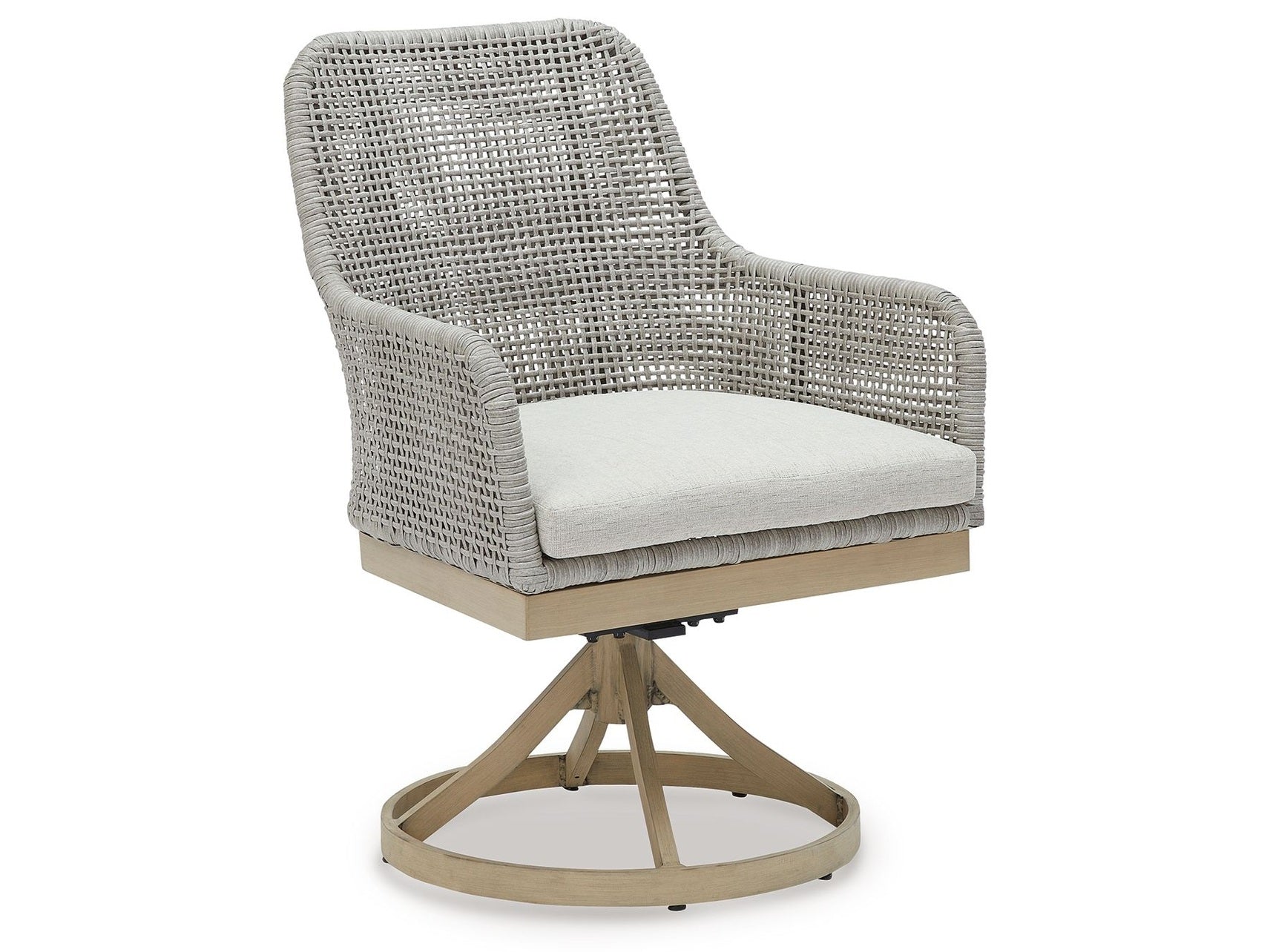 Seton Creek - Swivel Chair With Cushion (Set of 2) - Gray