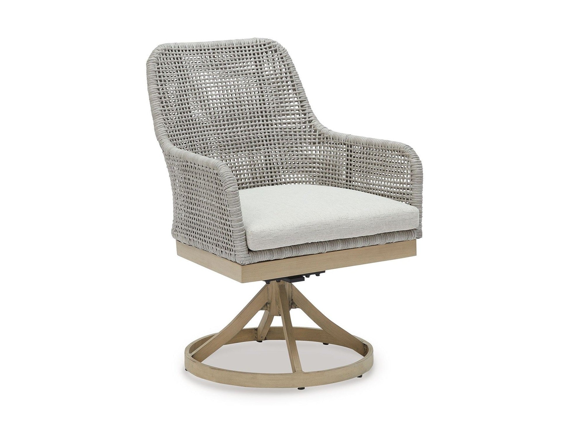 Seton Creek - Swivel Chair With Cushion (Set of 2) - Gray