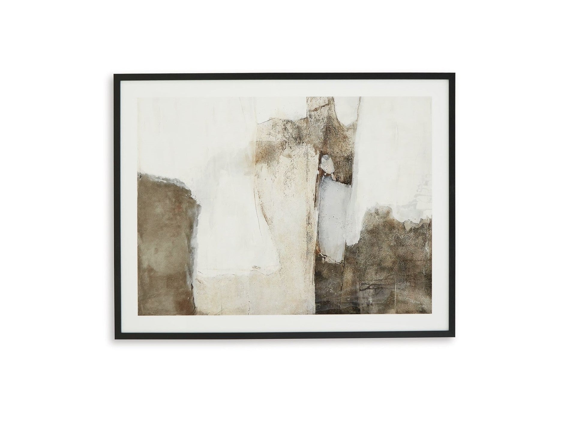 Aldricton - Wall Art - Brown / White
