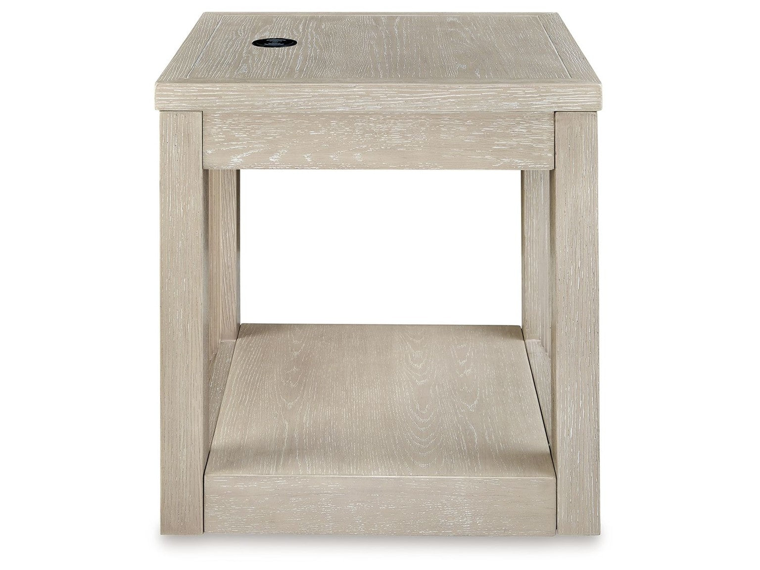 Marxhart - Square End Table - Bisque