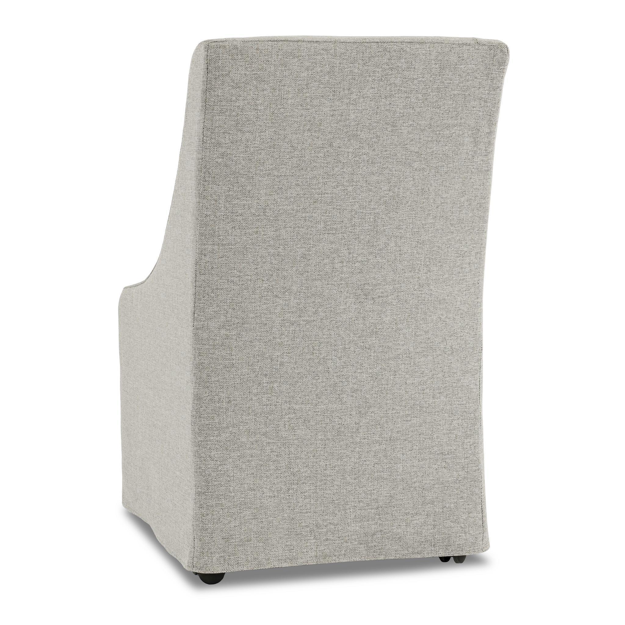Warwick - Upholstered Rolling Dining Chair
