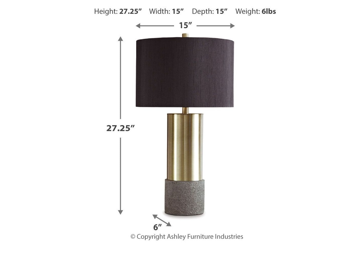 Jacek - Metal Table Lamp