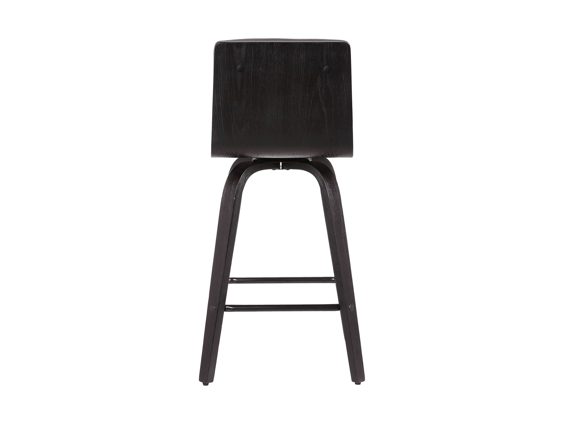 Vienna - 26" Swivel Counter Stool - Black Wood