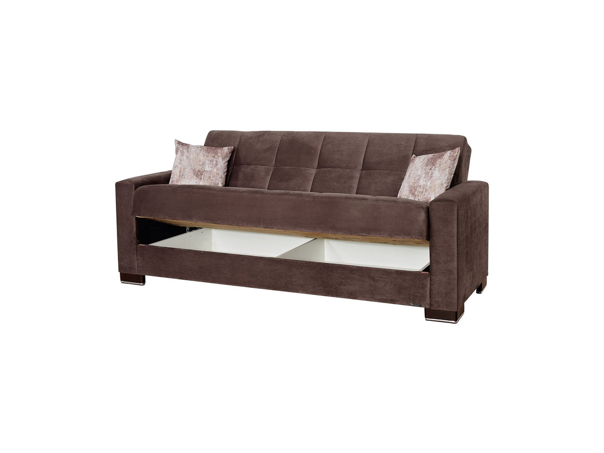 Ottomanson Armada - Upholstered Convertible Sofabed With Storage - Microfiber