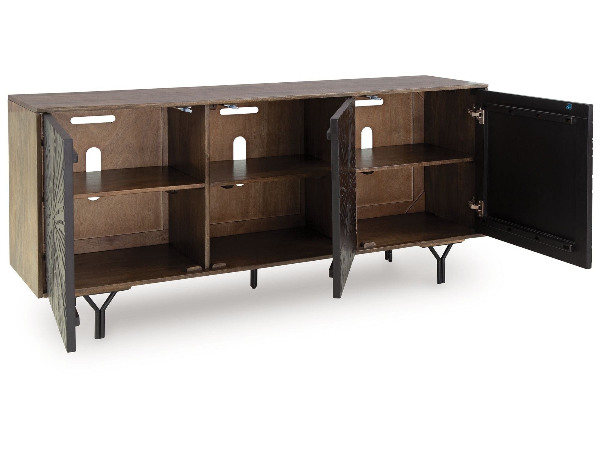 Lavinmont - Accent Cabinet - Multi Brown