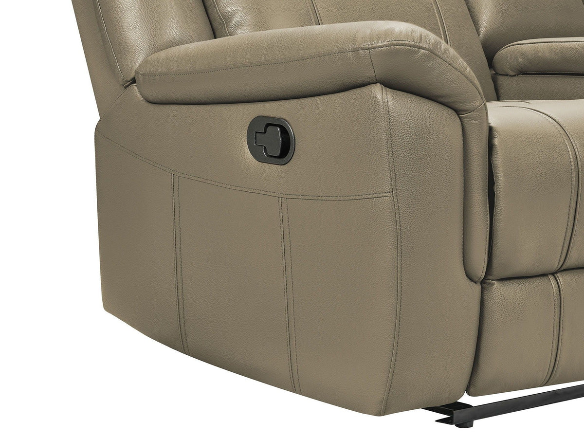 9015 - Chair With Manual Recliner - Taupe