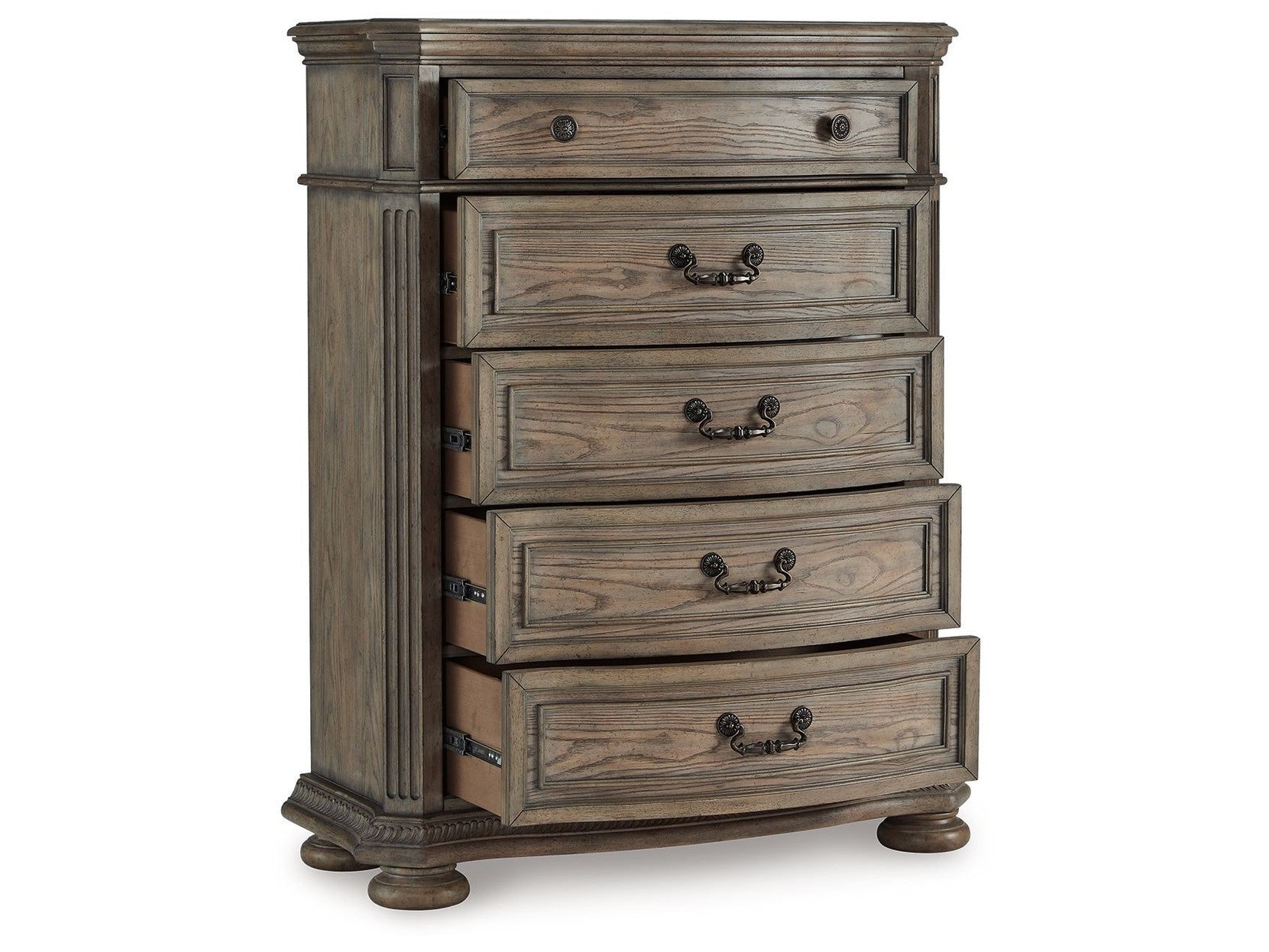 Ardenfield - Five Drawer Chest - Light Brown