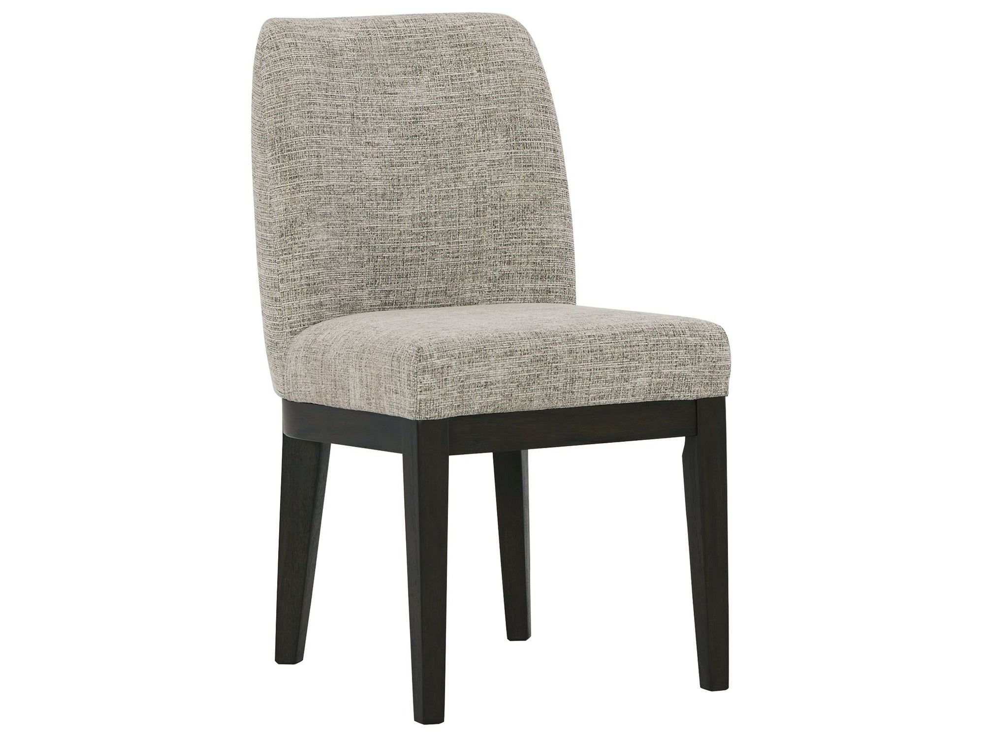 Burkhaus - Dining UPH Side Chair (Set of 2) - Beige / Dark Brown