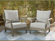 Visola - Lounge Chair w/Cushion (Set of 2) - Gray