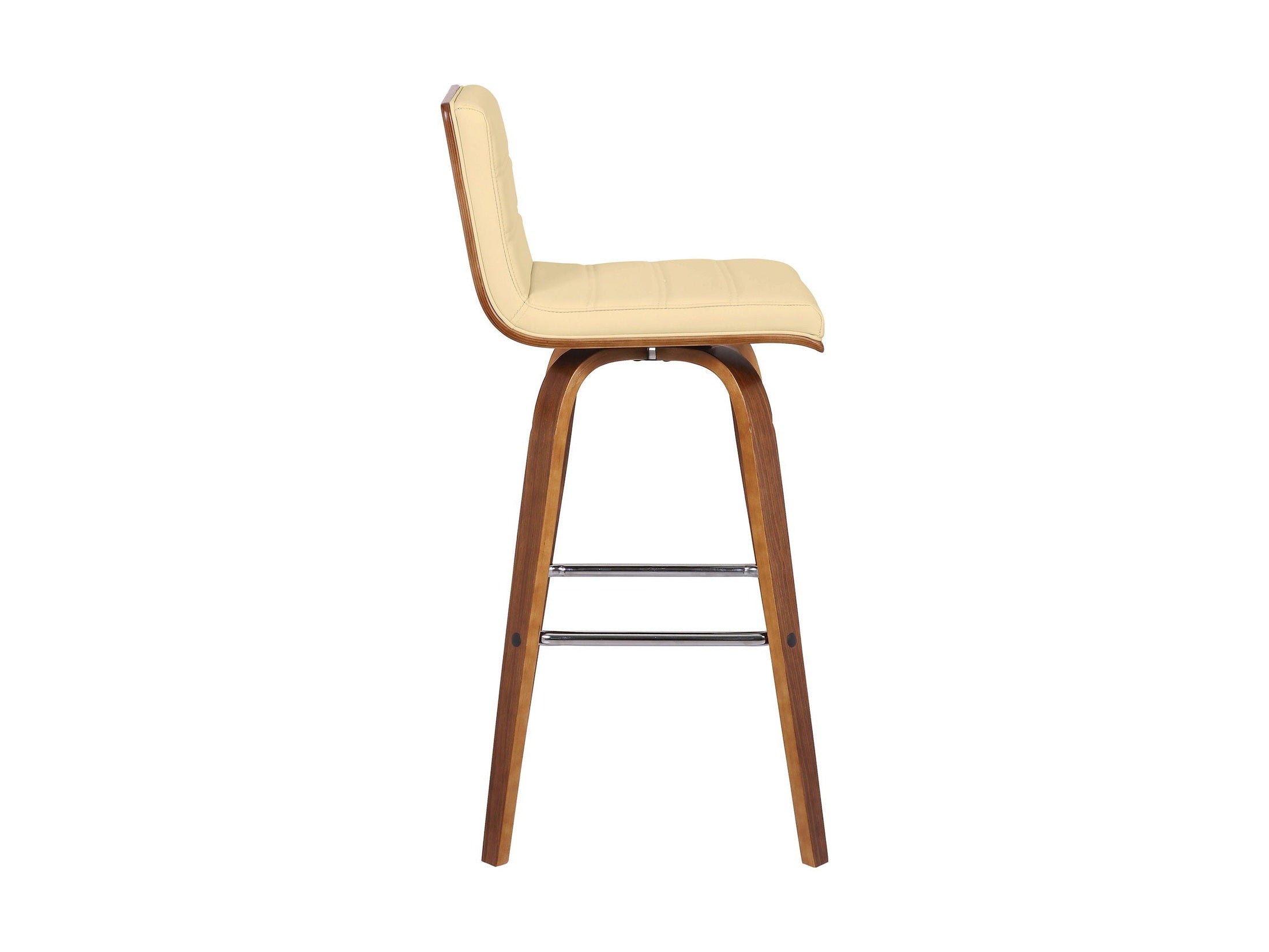 Vienna - 30" Swivel Bar Stool - Walnut Wood