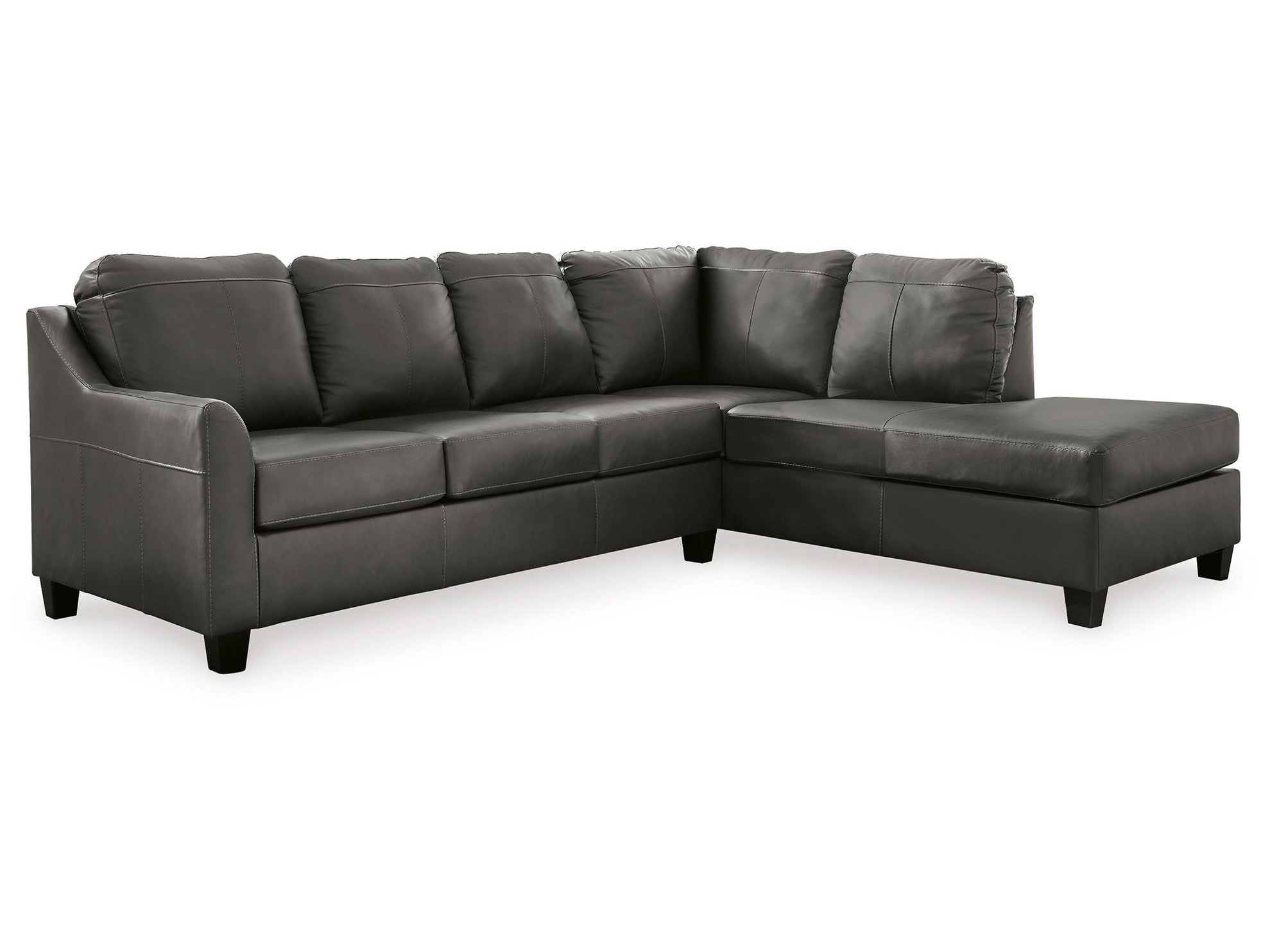 Valderno - 2-Piece Sectional With Raf Corner Chaise - Fog