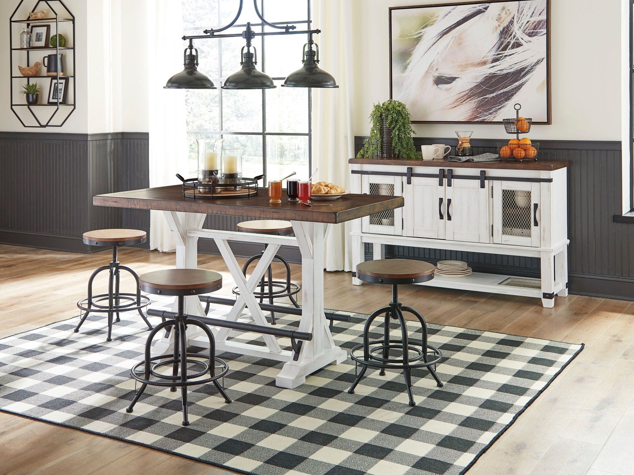 Valebeck - Counter Height Table Set