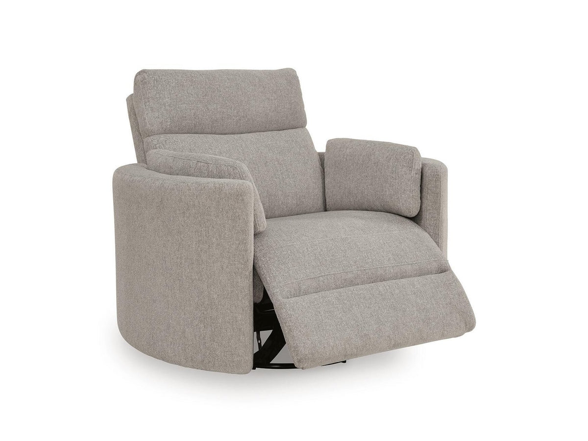 ModMax Luxe - Swivel Glider Power Recliner - Flint
