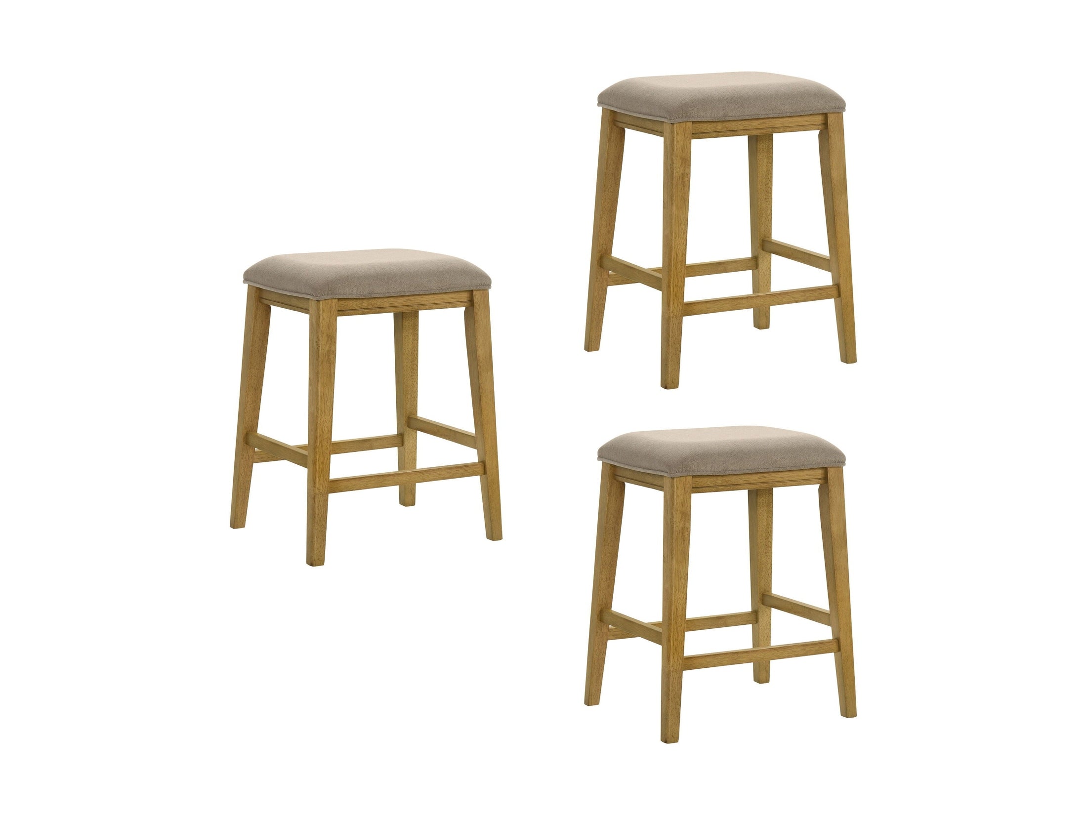 Jane - Contemporary Transitional Wood Counter Height Kitchen Bar Stool