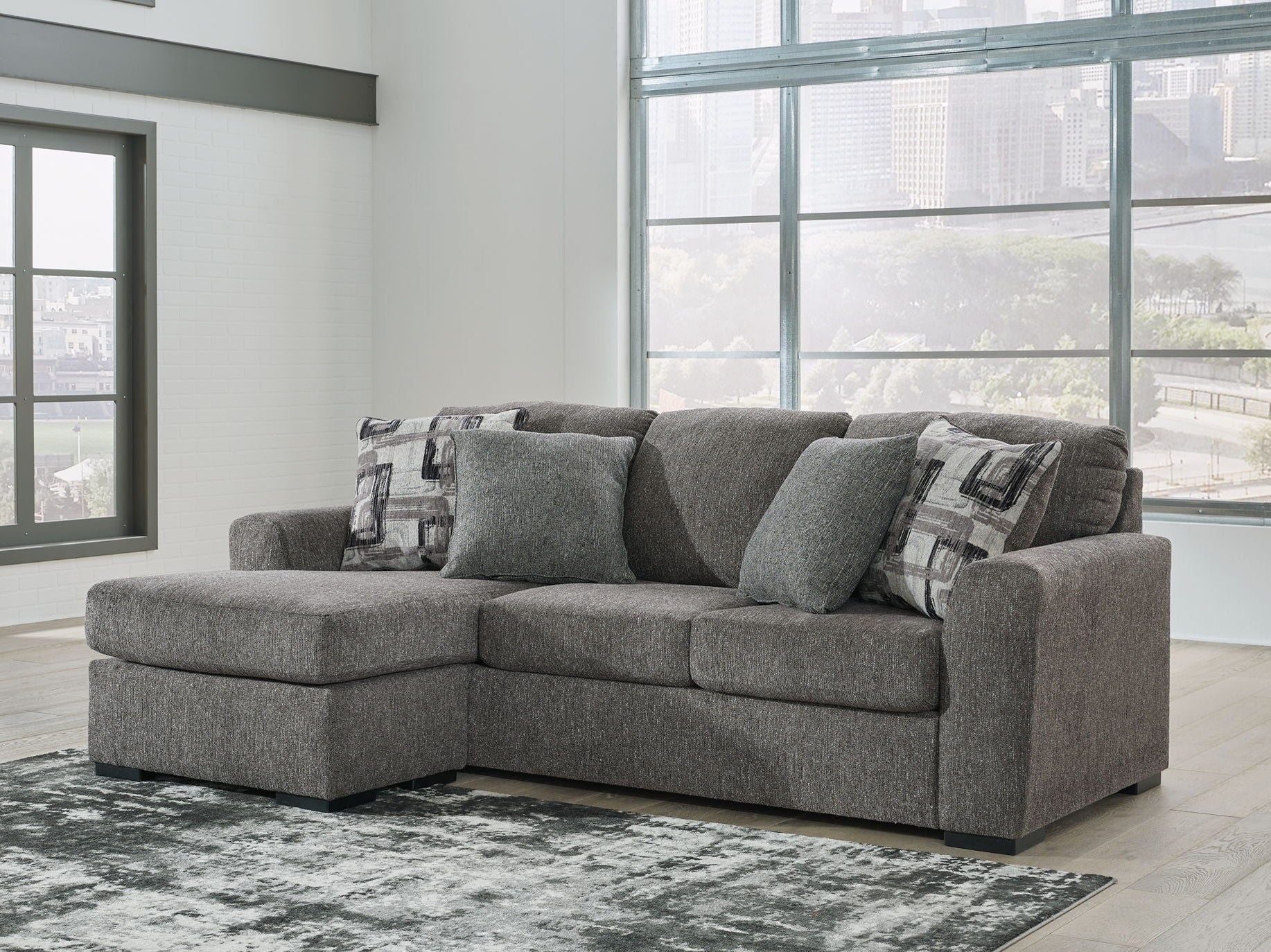 Gardiner - Sofa Chaise - Pewter