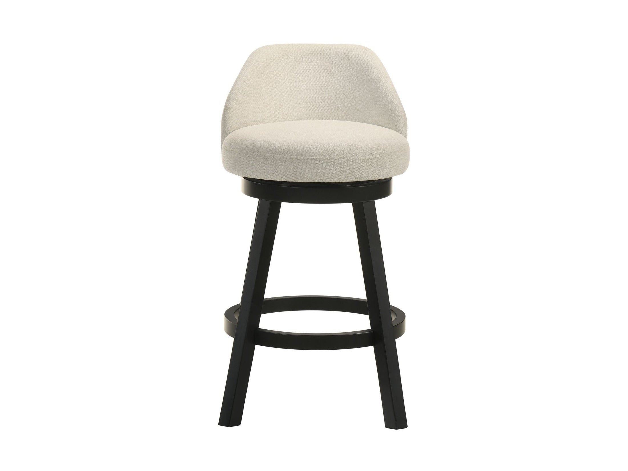 Erika - Modern Transitional Swivel Wood Counter Height Kitchen Bar Stool