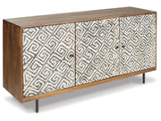 Kerrings - Accent Cabinet - Brown / Black / White