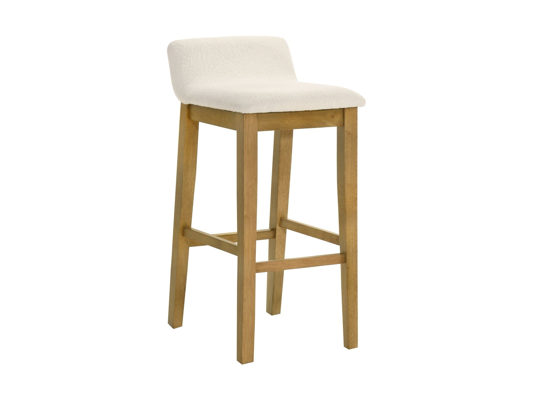 Annikah - Modern Transitional Wood Bar Height Kitchen Bar Stool