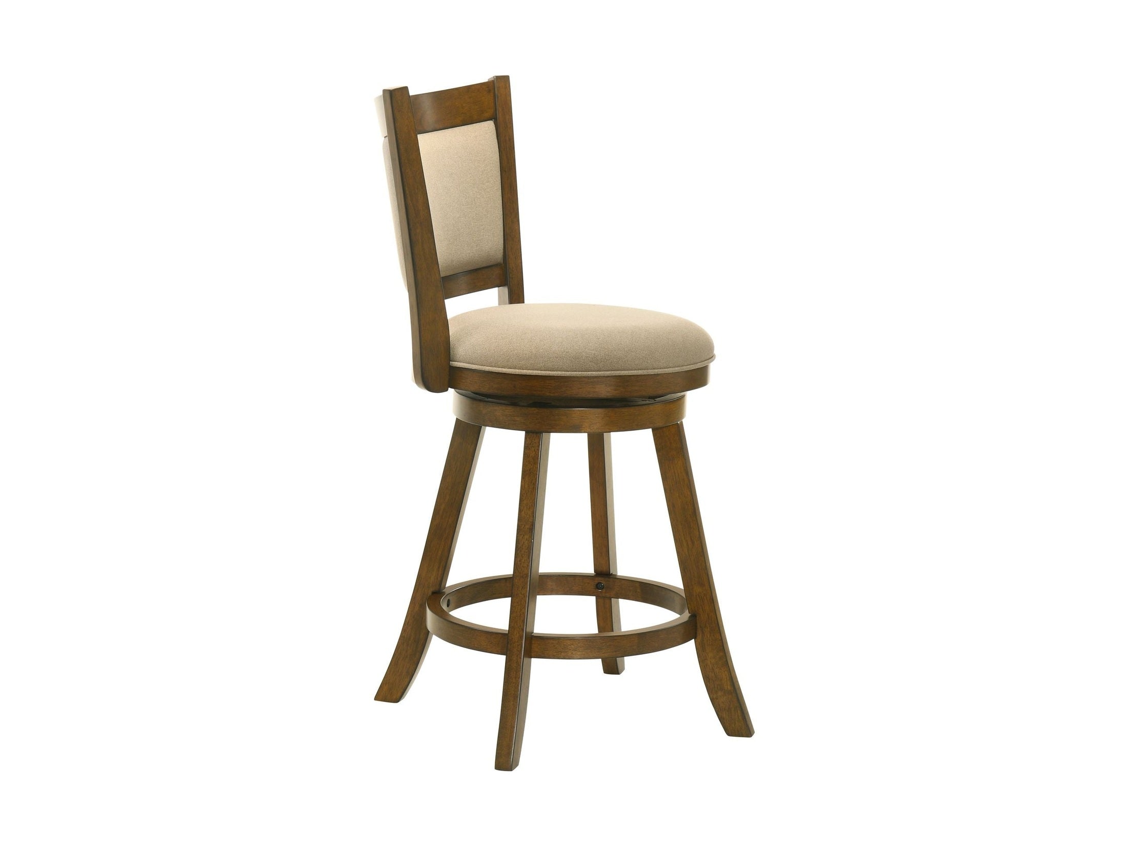 Aiden - Modern Farmhouse Swivel Wood Counter Height Kitchen Bar Stool