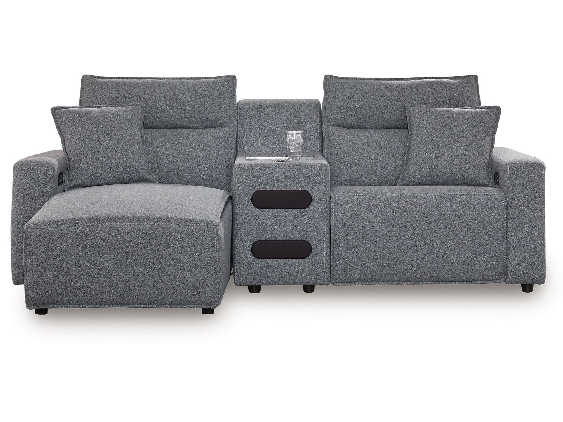 Modmax II - Reclining Sectional - Salt And Pepper