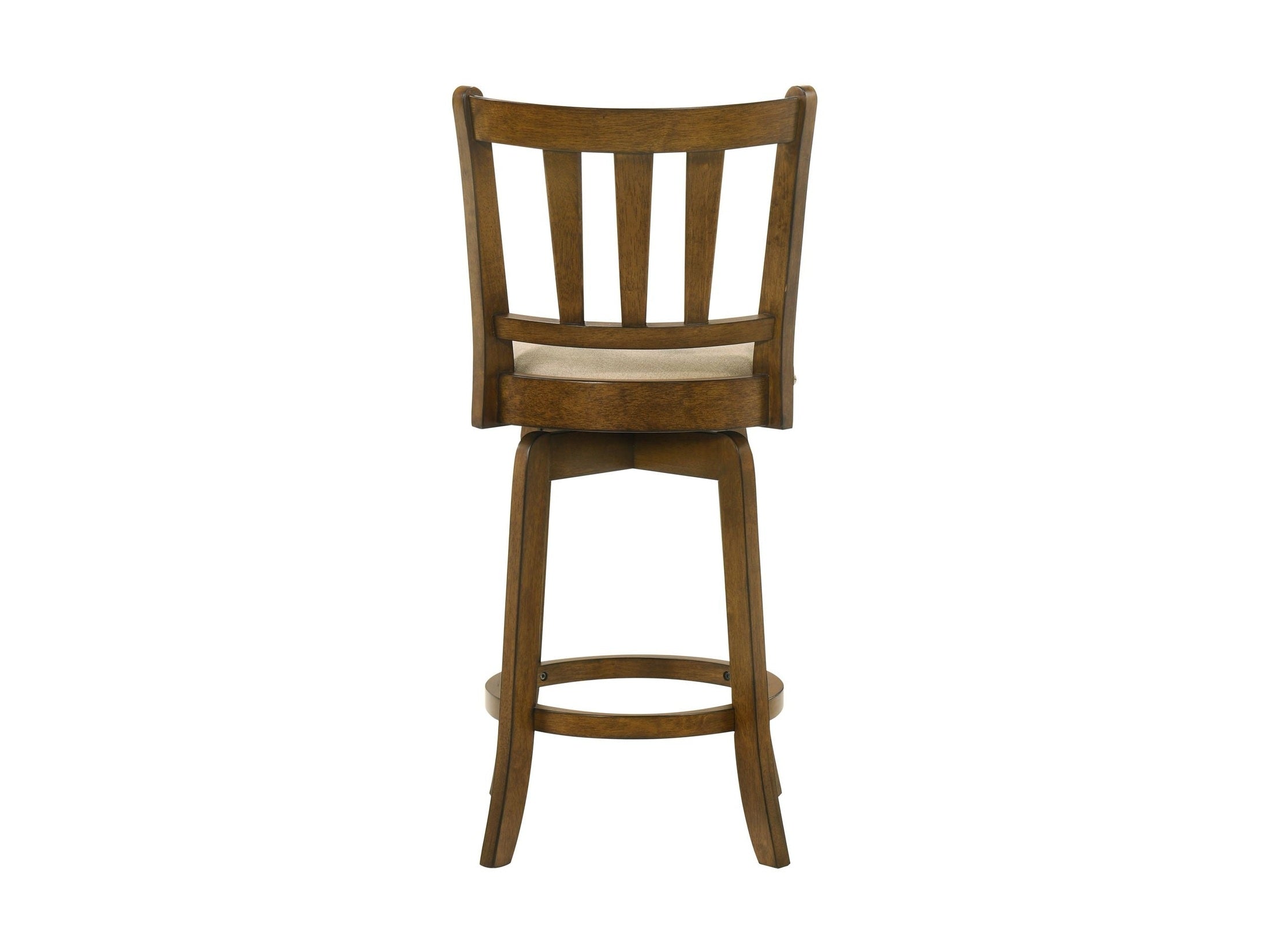 Wren - Modern Farmhouse Swivel Wood Counter Height Kitchen Bar Stool