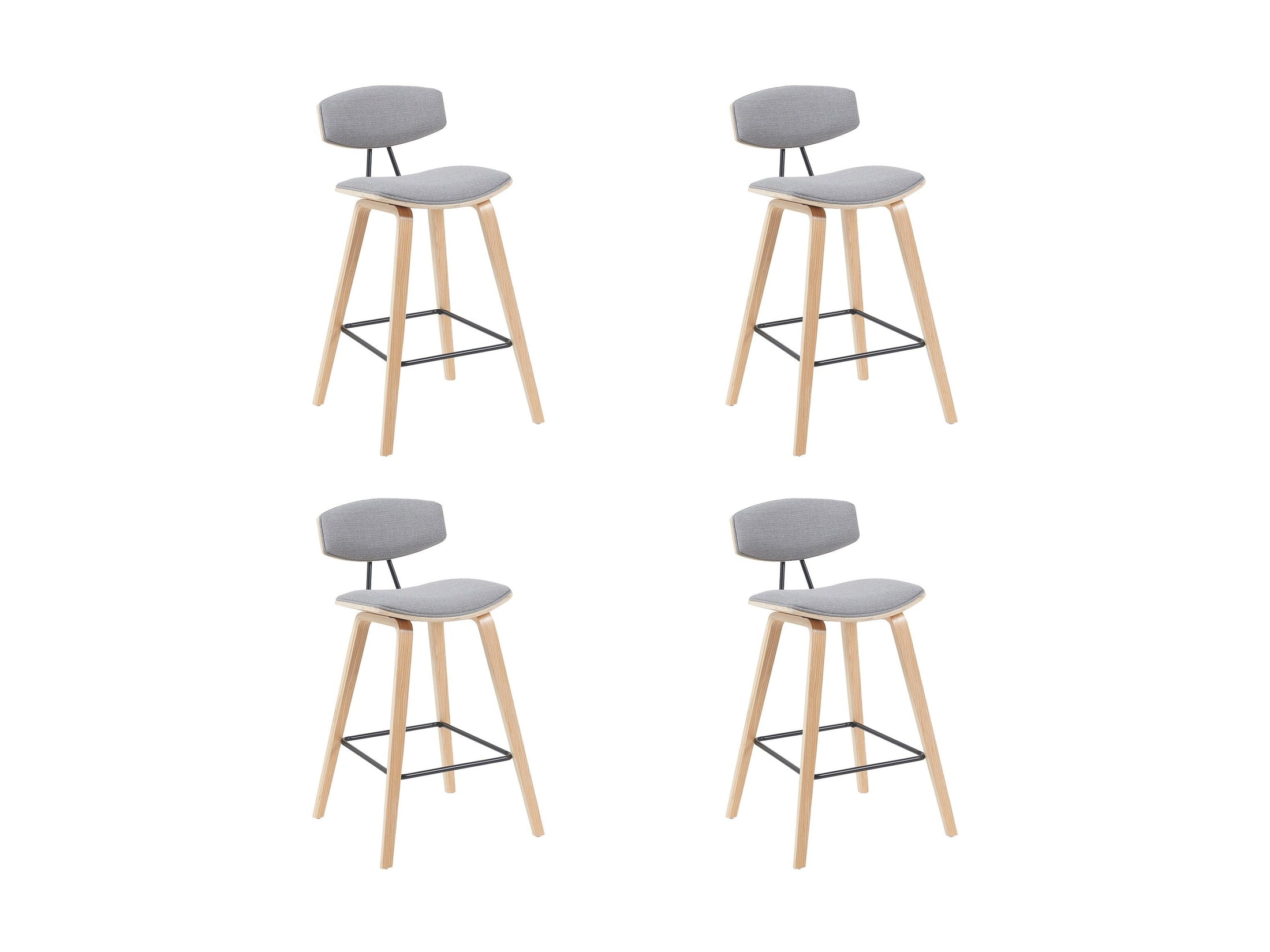 Fox - Swivel Bar Height Stool - Light Brown