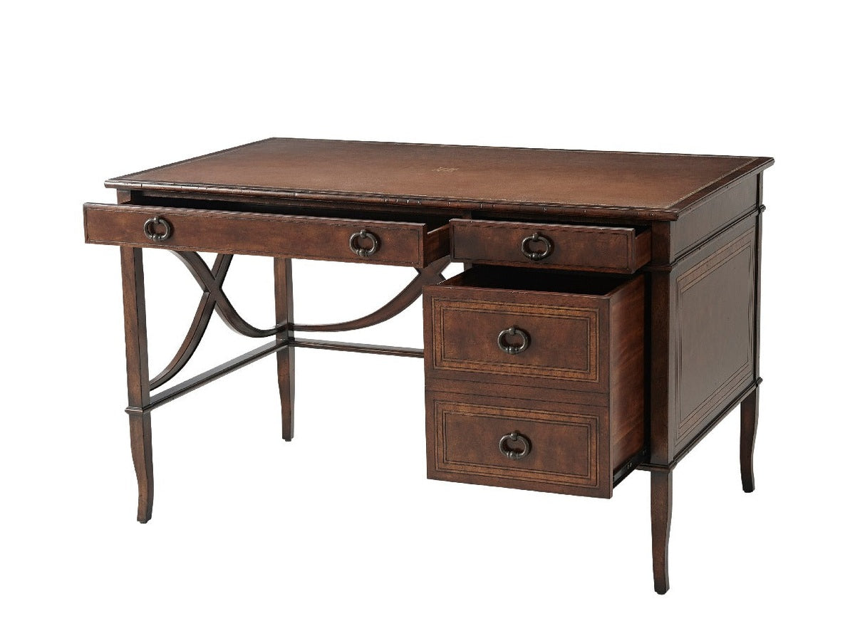 Theodore Alexander L'ecriture Pedestal Desk