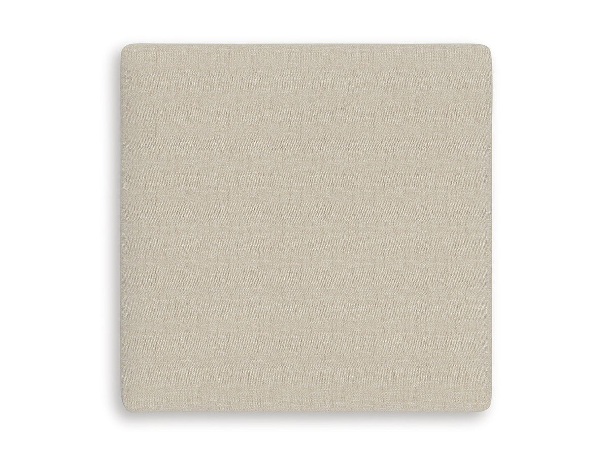 LadyMae - Oversized Accent Ottoman - Twill