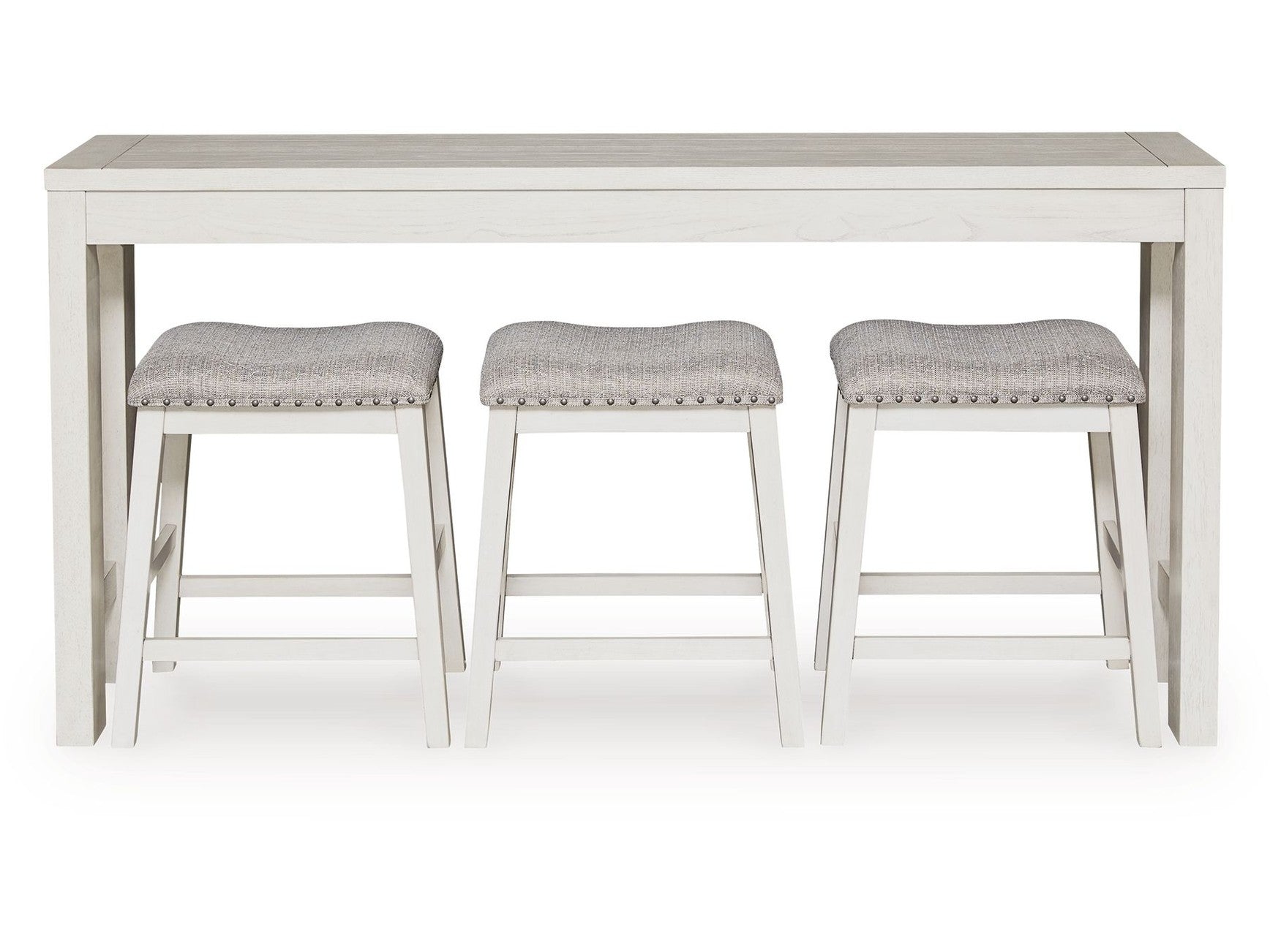 Robbinsdale - Rectangular Dining Room Counter Table Set (Set of 4) - Antique White