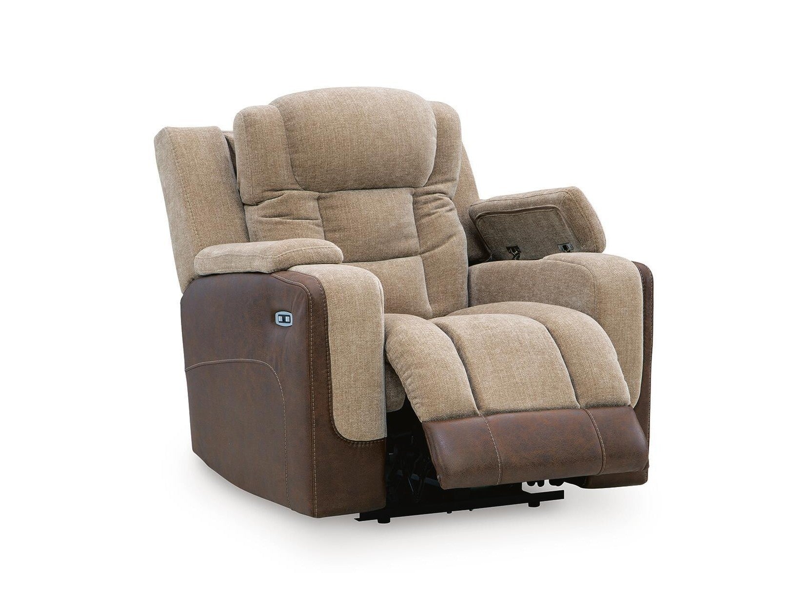 Mixed Motion - Power Recliner With Adjustable Headrest