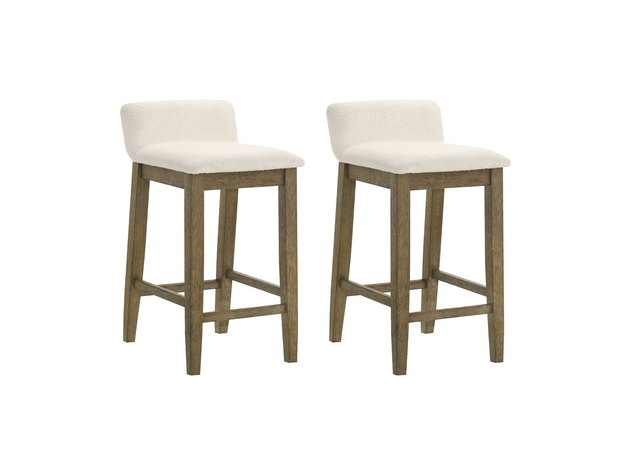 Annikah - Modern Transitional Wood Counter Height Kitchen Bar Stool