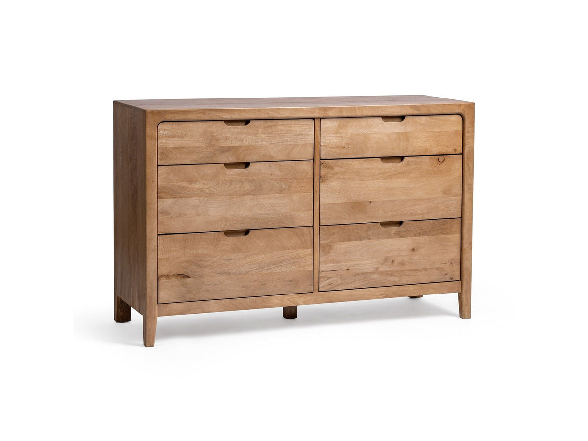 Laguna - 6 Drawer Dresser - Natural Maple