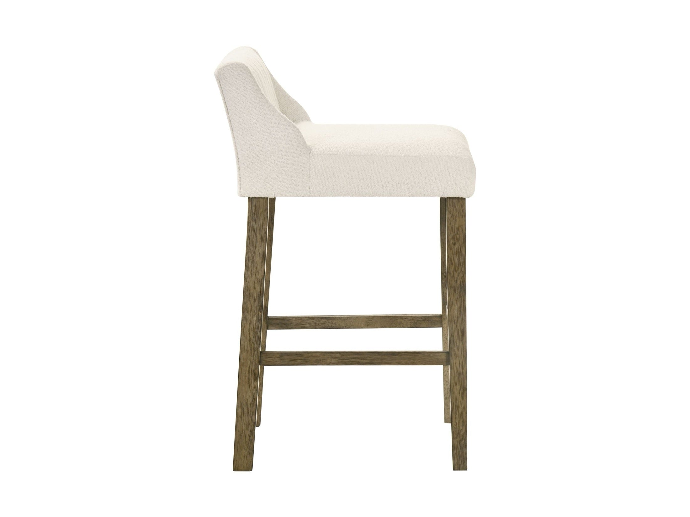 Fauna - Modern Transitional Wood Bar Height Kitchen Bar Stool