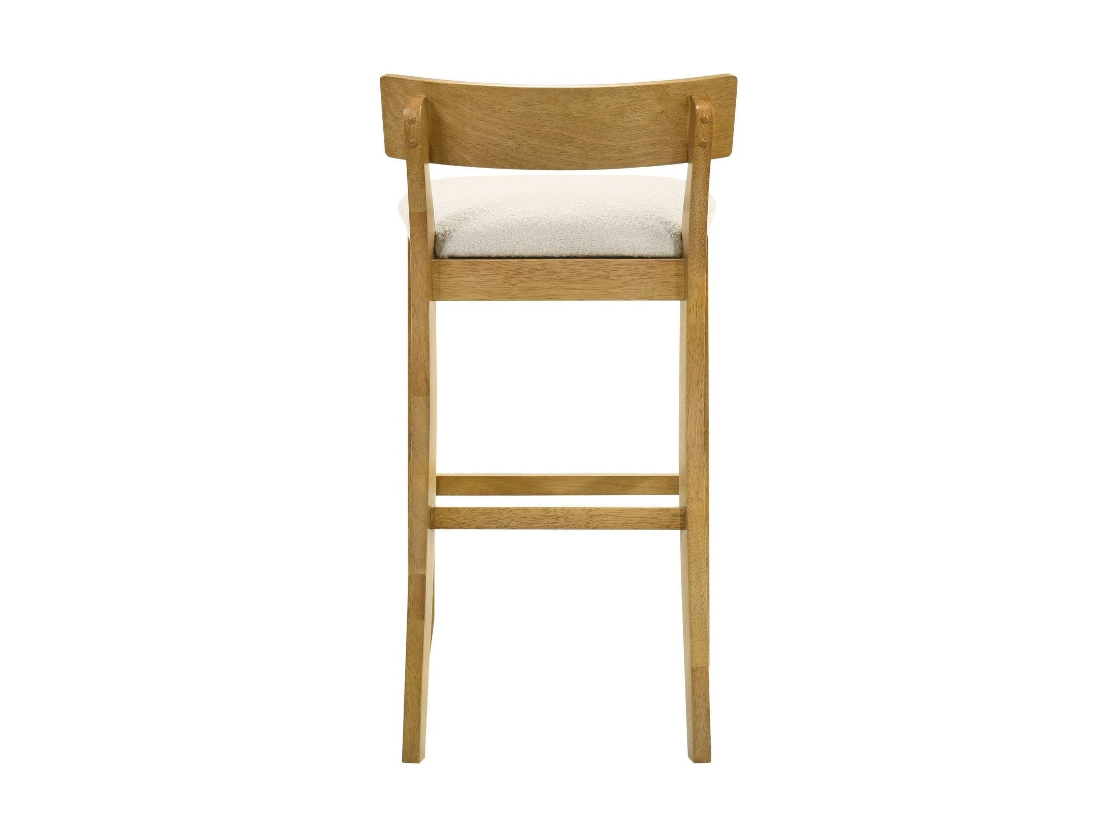 Merie - Modern Transitional Wood Bar Height Kitchen Bar Stool