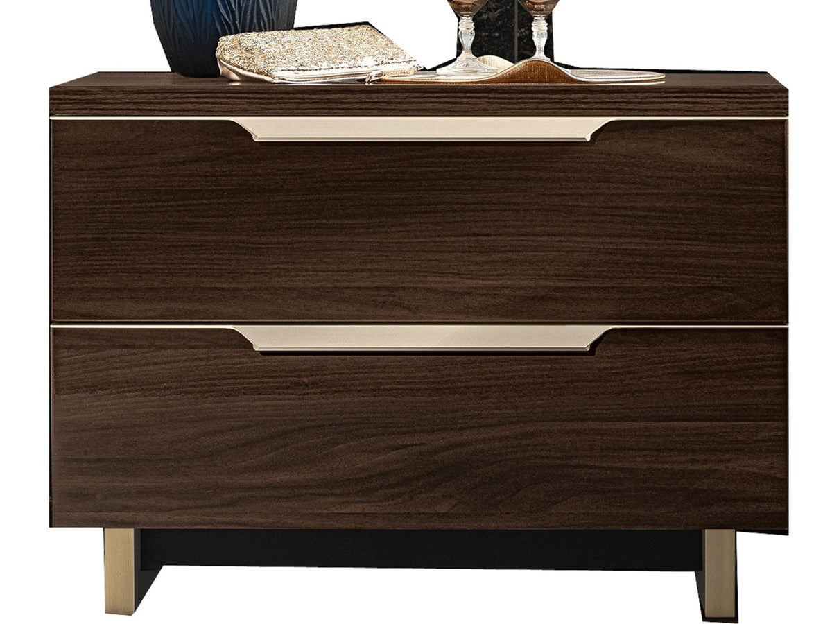 Smart - Nightstand - Brown Walnut