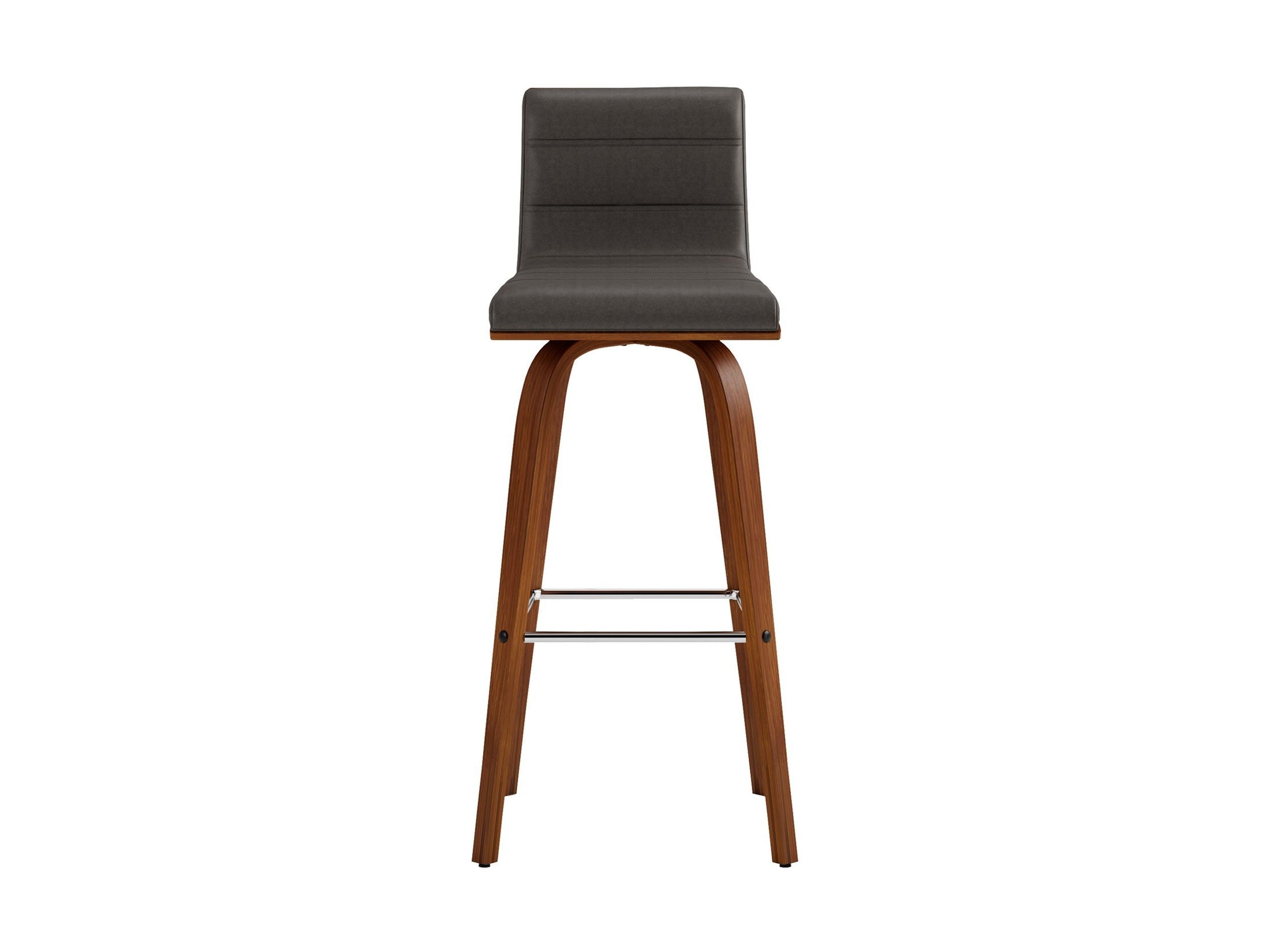 Vienna - 30" Swivel Bar Stool - Walnut Wood