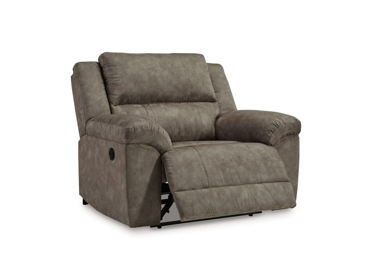 Laresview - Zero Wall Wide Seat Recliner - Fossil