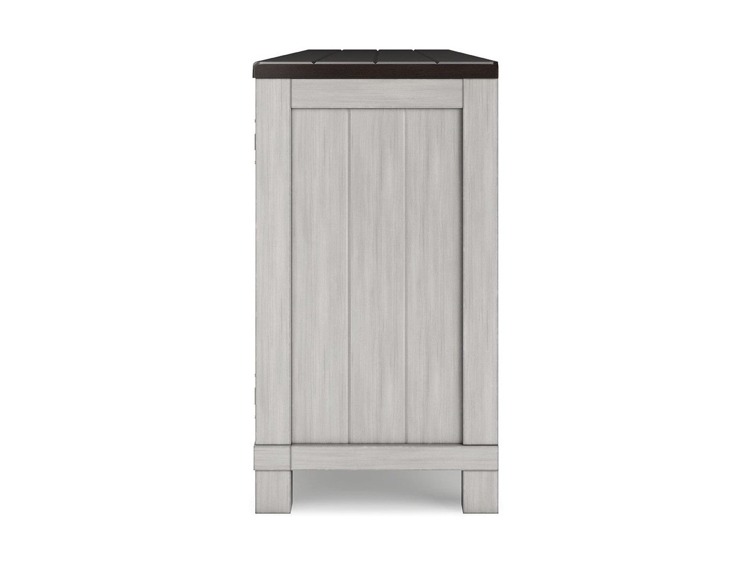 Darborn - 88" TV Stand With Electric Infrared Fireplace Insert - Gray / Brown