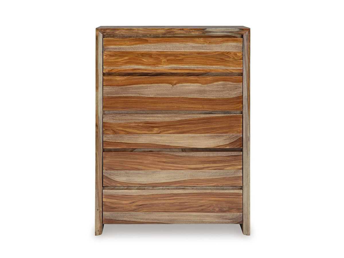 Dressonni - Five Drawer Chest - Brown