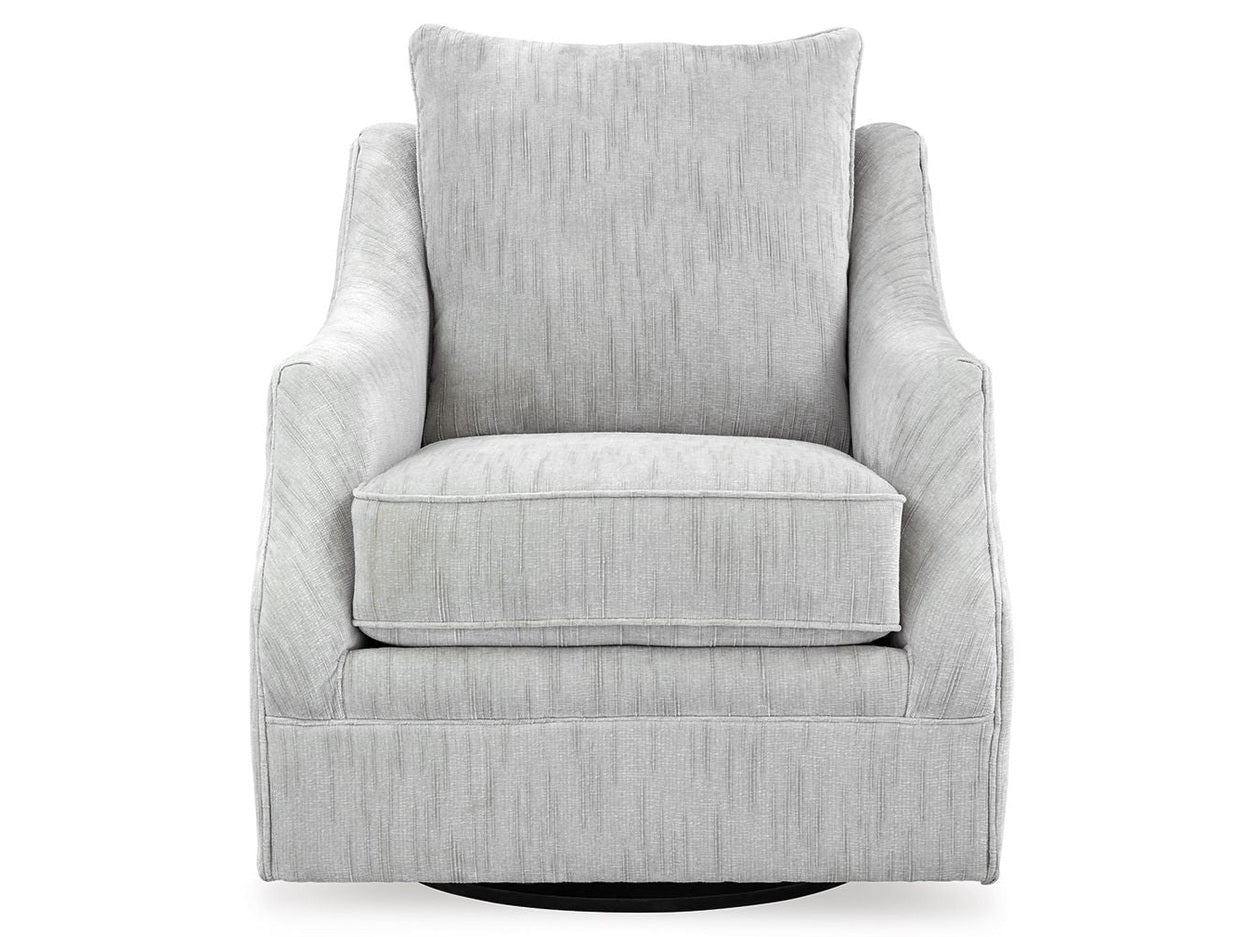 Gubbins - Swivel Accent Chair - Gray