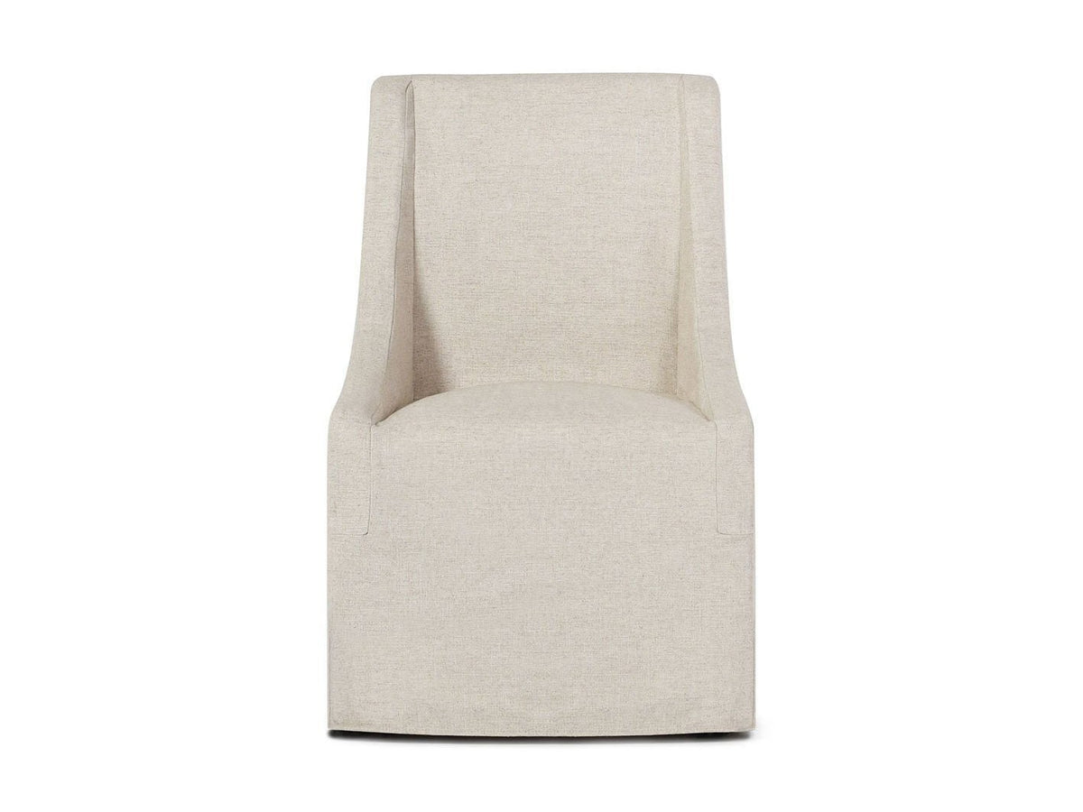 Warwick - Upholstered Rolling Dining Chair