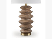 Jyllyard - Poly Table Lamp - Brown / Gold Finish