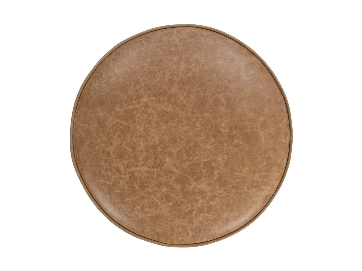 Clair - Leather Round Table