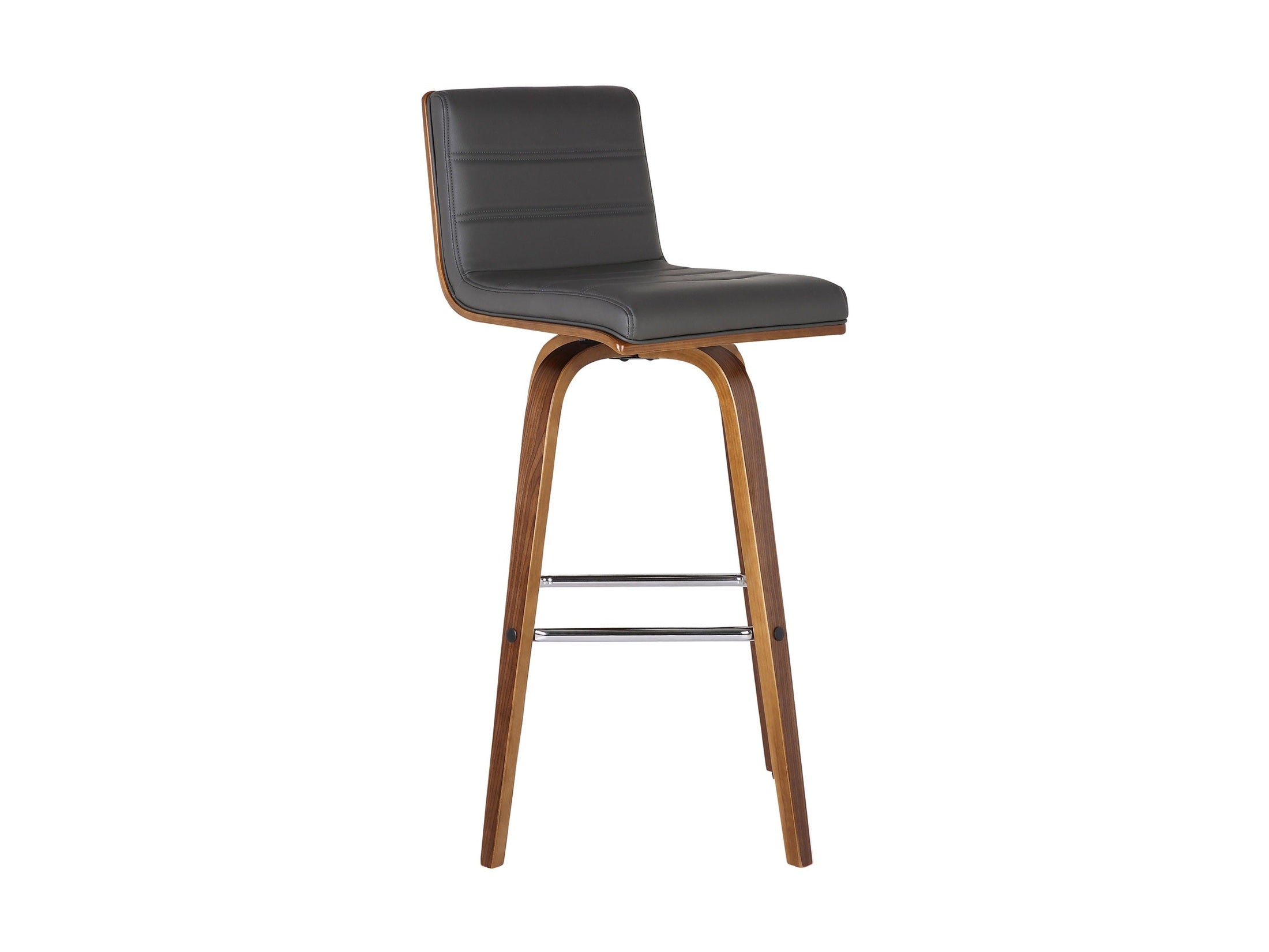 Vienna - 30" Swivel Bar Stool - Walnut Wood