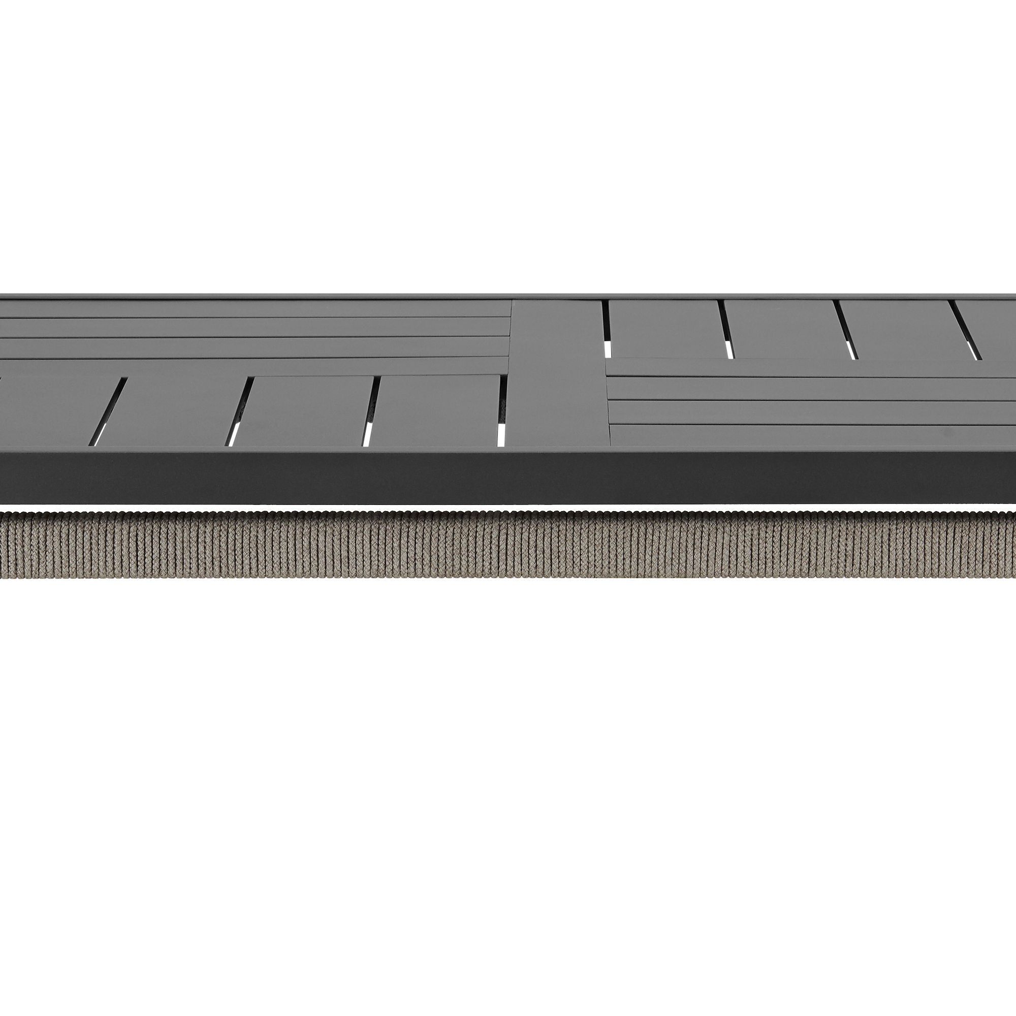 Zella - Rectangular Coffee Table - Charcoal / Light Gray