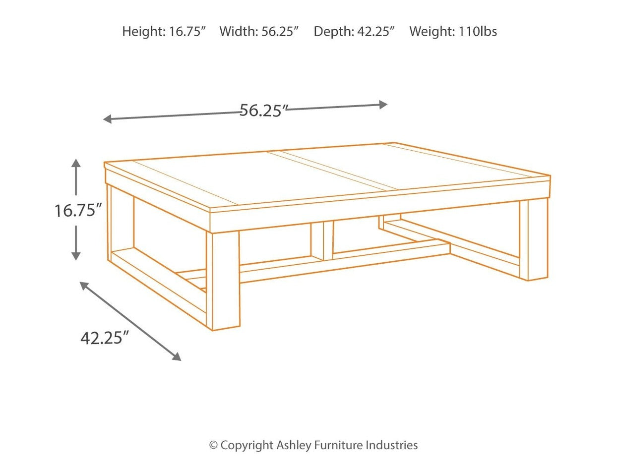 Watson - Rectangular Cocktail Table - Dark Brown