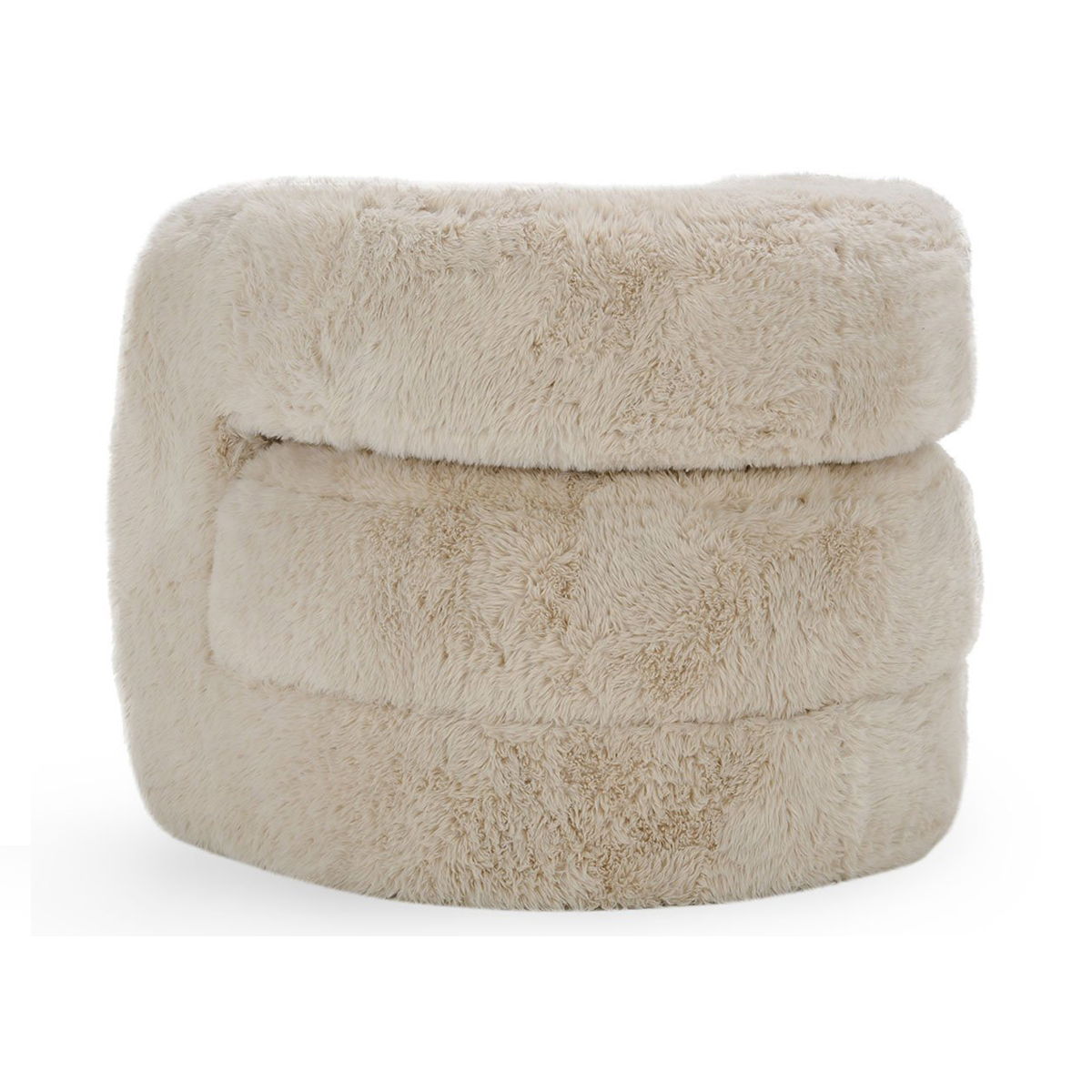 Teddy - Plush Accent Chair - Beige