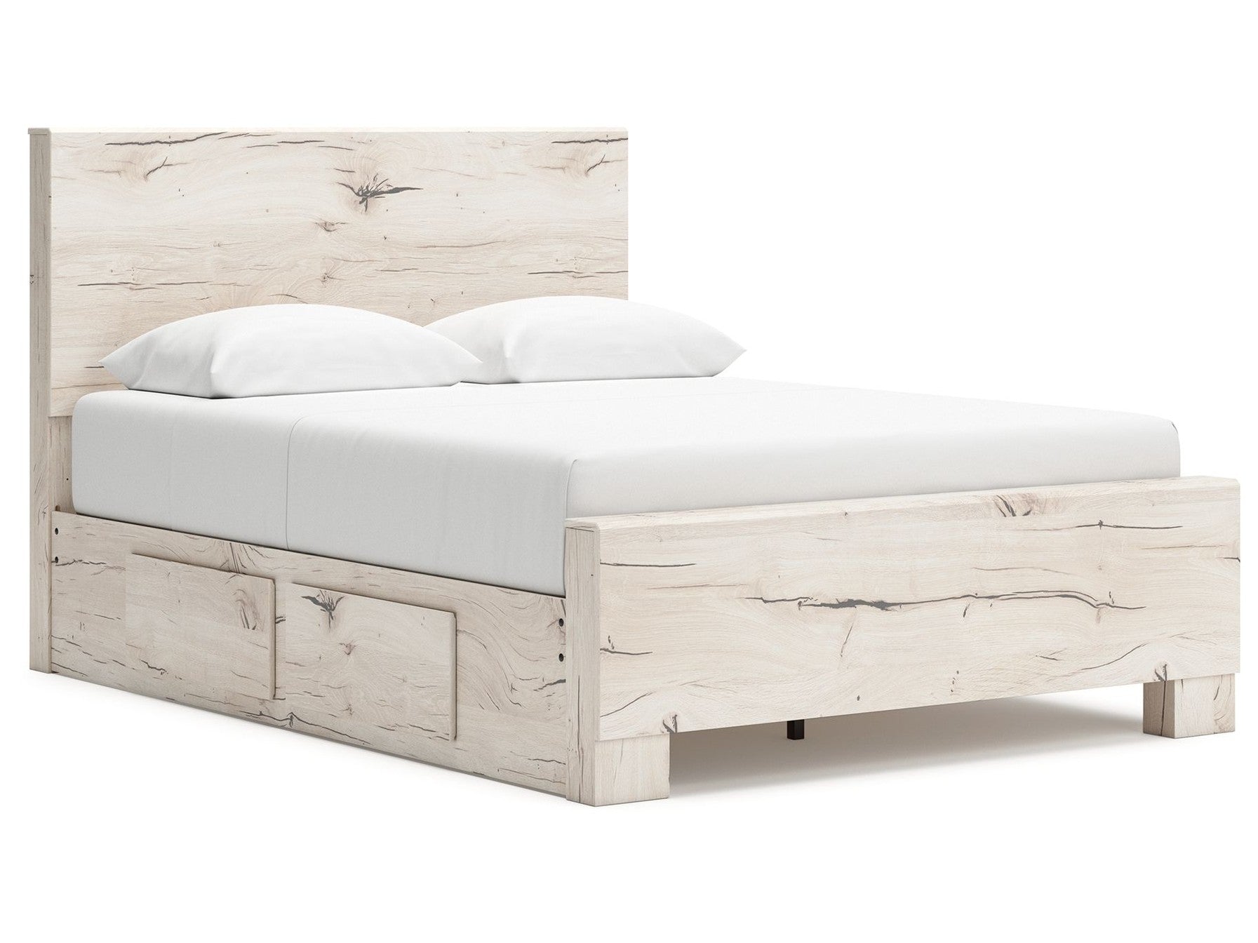 Lawroy - Panel Bed With Storage